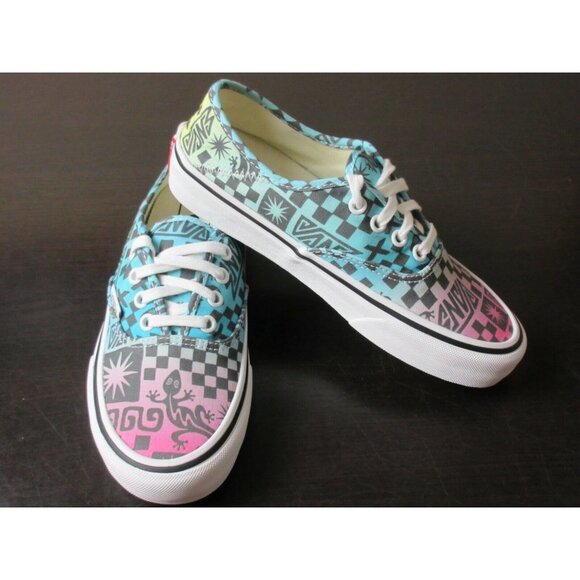 COPY - Vans Women's Authentic Sf Tribal Checkerboard True White Canvas shoes Si… - Picture 4 of 5